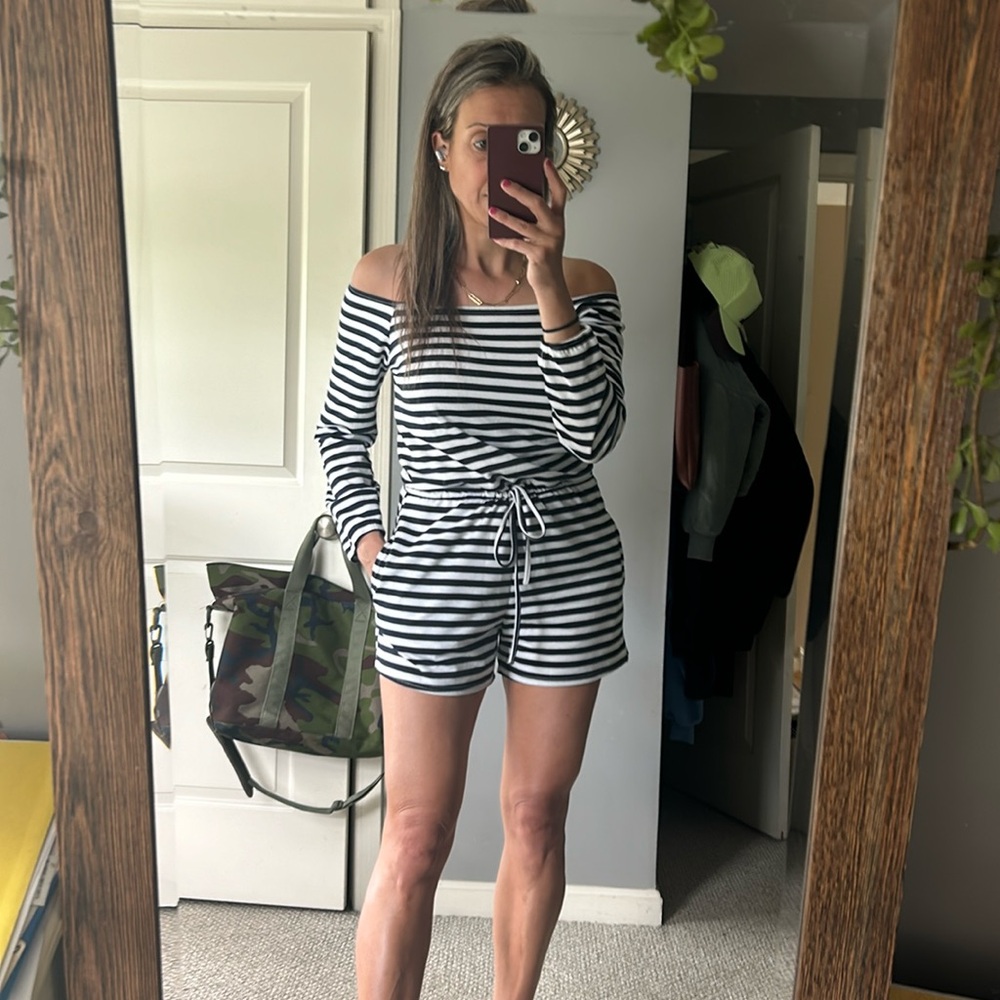 Off the shoulder romper